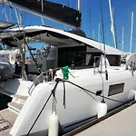 Epic Magical Catamaran In Marina