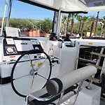 Epic Magical Catamaran In Marina