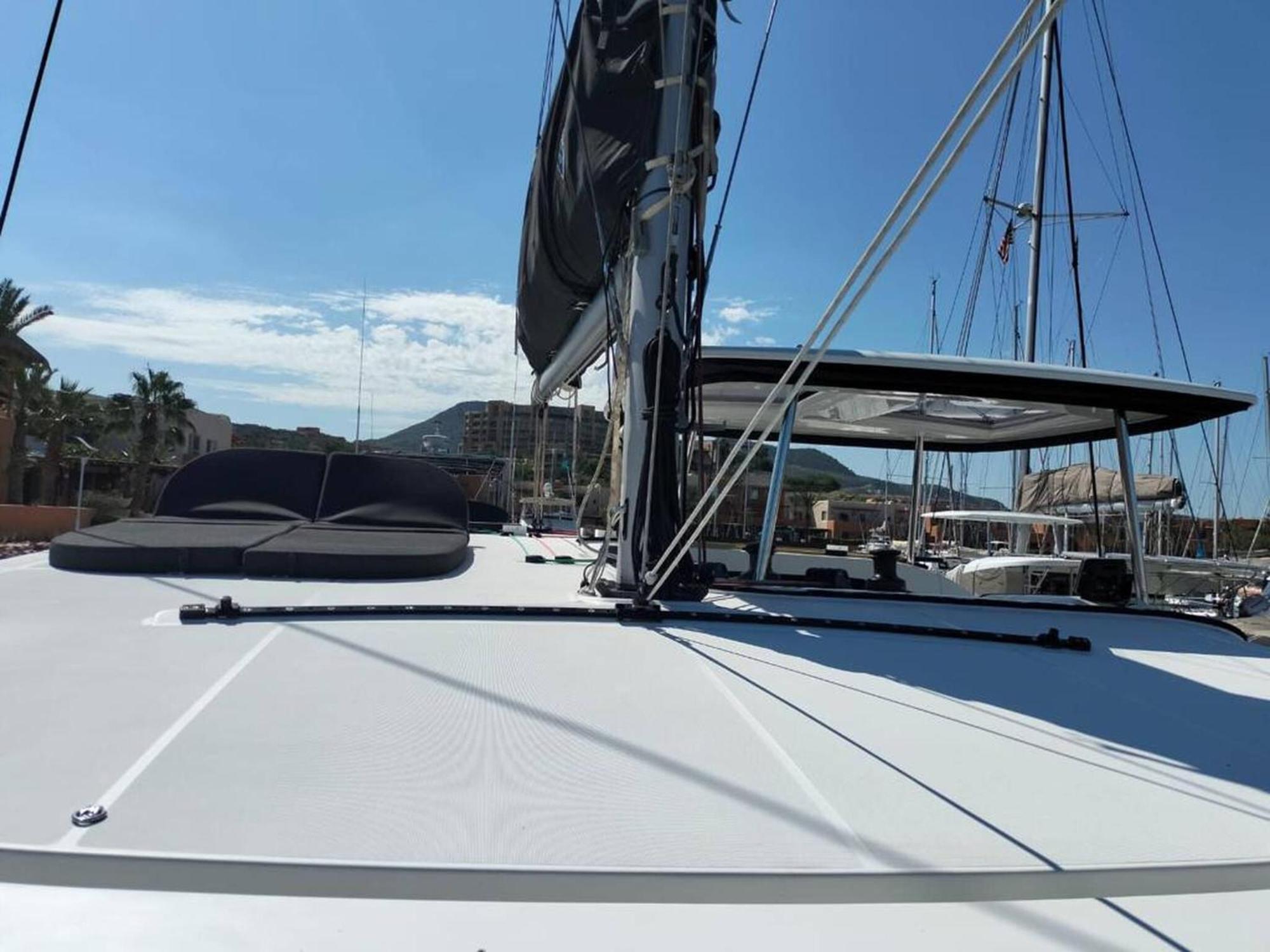 Epic Magical Catamaran In Marina *